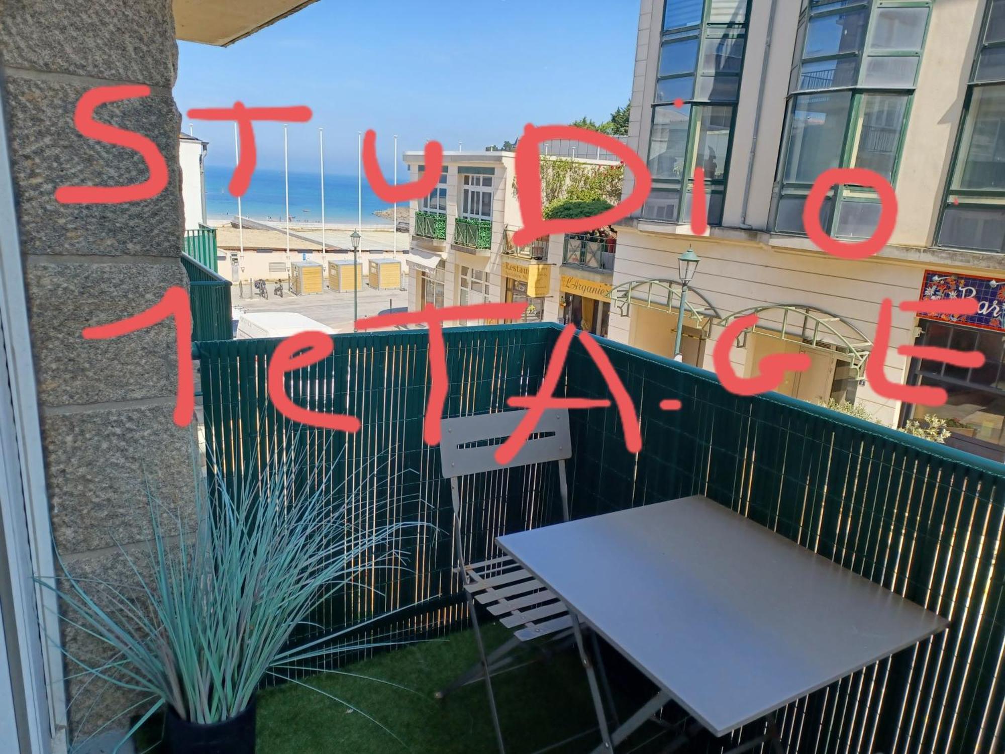 Les Studios Vue Mer Le Matlo Dinard Exterior foto